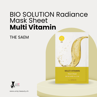 THE SAEM BIO SOLUTION Radiance Multi Vitamin Mask Sheet