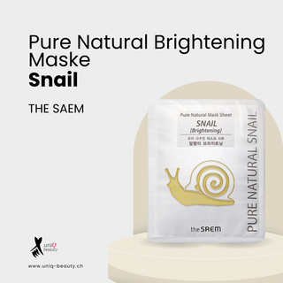 THE SAEM Pure Natural Snail Brightening Mask Sheet